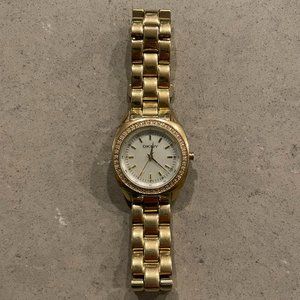 DKNY Women's Gold-Tone Stainless Steel Bracelet Watch